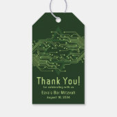 電子計算機回路基板バー（ユダヤ教の）バル・ミツバー ギフトタグ