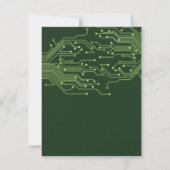 電子計算機回路基板バー(ユダヤ教の)バル・ミツバー セーブザデート (裏面)