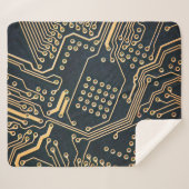 電子部品、コンピュータ・カードのクローズアップ、掘り下げ シェルパブランケット (正面(横))