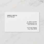 電子部品 名刺 (裏面)