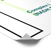 電子鎖ミトンコンドライアル膜間宇宙 ポスター (角)