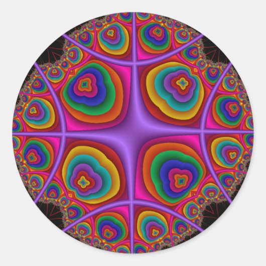 電子雲 ラウンドシール (正面)