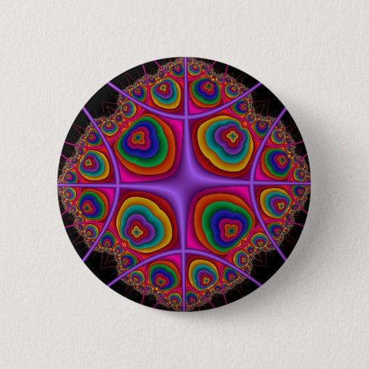 電子雲 缶バッジ (正面)