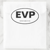 電子音声フェノモナ 楕円形シール (バッグ)