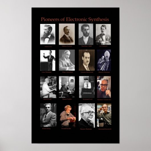 電子音楽の先駆者 ポスター (正面)