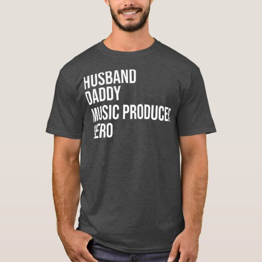 電子音楽プロデューサービートメーカーシンセサイザ Tシャツ (正面)