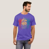 電子音楽好きのDJのためのヴィンテージ ヘッドホン 少年b Tシャツ (正面フル)
