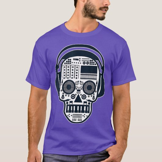 電子音楽EDMテクノレーバミュージシャン Tシャツ (正面)