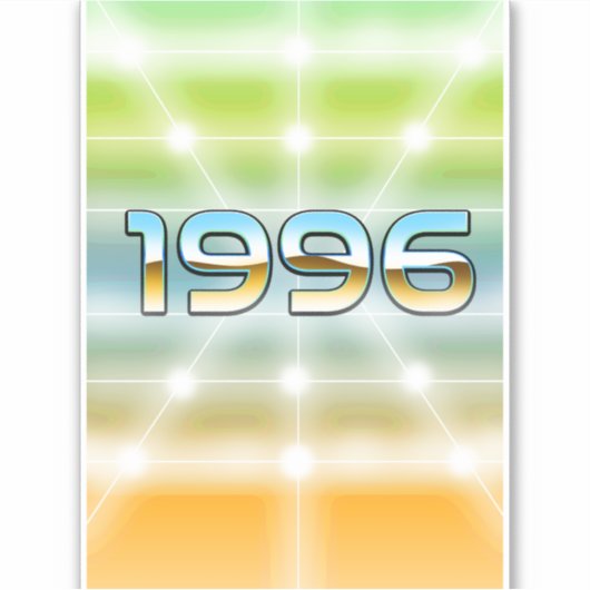 電子1996 シール (正面)