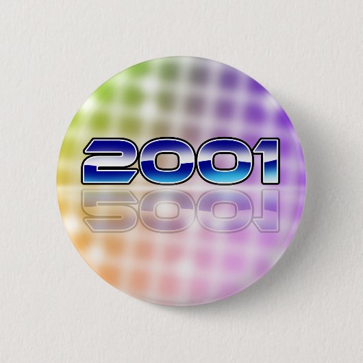 電子2001 缶バッジ (正面)