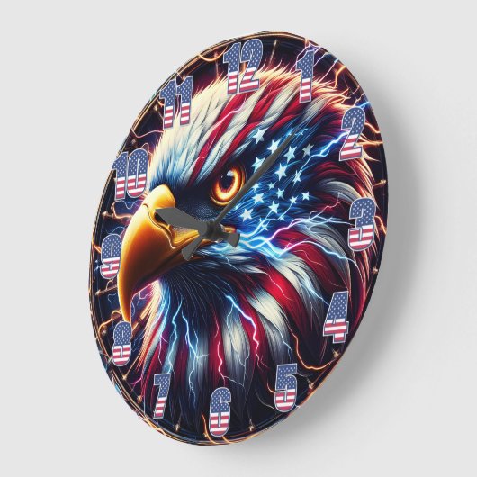 電撃マジェスティーグルス ラージ壁時計 (傾斜)