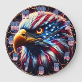 電撃マジェスティーグルス ラージ壁時計 (正面)