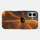 電撃稲妻くもの巣in嵐 Case-Mate iPhoneケース (裏面 (横))