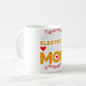 電救気線おもしろい人 コーヒーマグカップ (正面左)