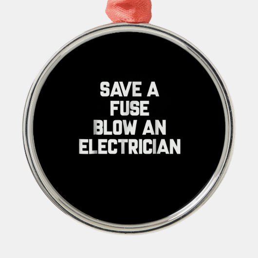 電救気計のおもしろい諺 メタルオーナメント (正面)