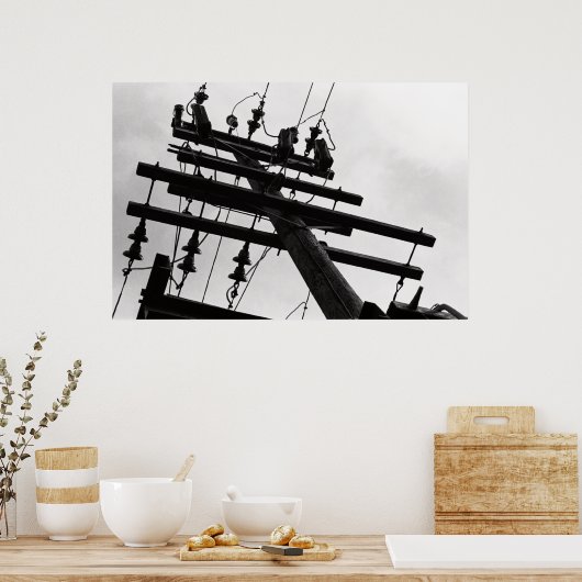 電柱 ポスター (キッチン)