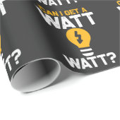 電気おもしろい技師ワットパン電気エンジニアリング ラッピングペーパー (ロールコーナー)