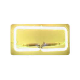 電気だ！NEON SIGNプリント独自のラベル ラベル