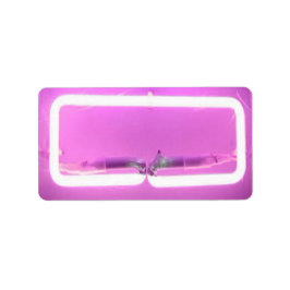 電気だ！NEON SIGNプリント独自のラベル ラベル