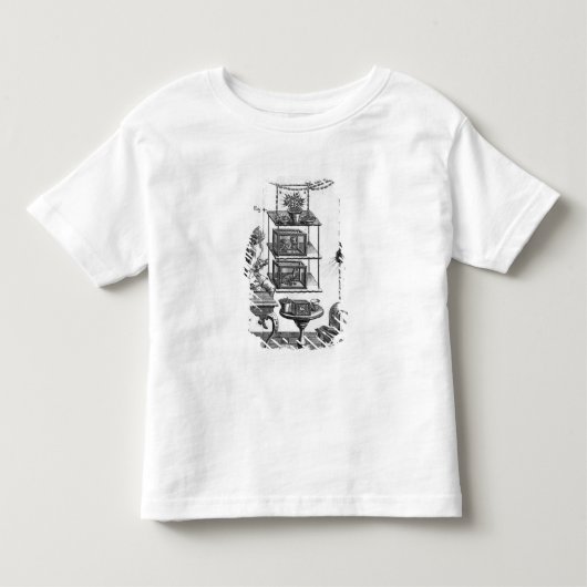 電気での実験 トドラーTシャツ (正面)