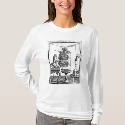 電気での実験 Tシャツ (正面)