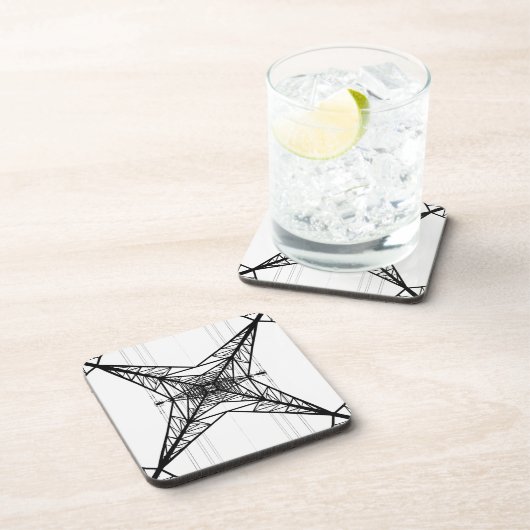 電気のパイロンのコルクのコースター コースター (右側)