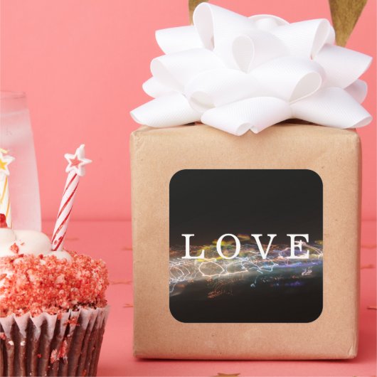 電気の光と愛 スクエアシール (パーティー)