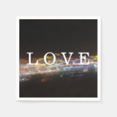 電気の光と愛 スタンダードカクテルナプキン (正面)