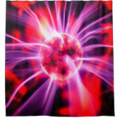 電気の火花 シャワーカーテン (正面)