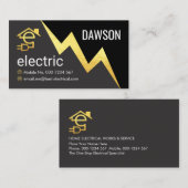 電気の稲妻パワーズレターe電気技師 名刺 (正面/裏面)