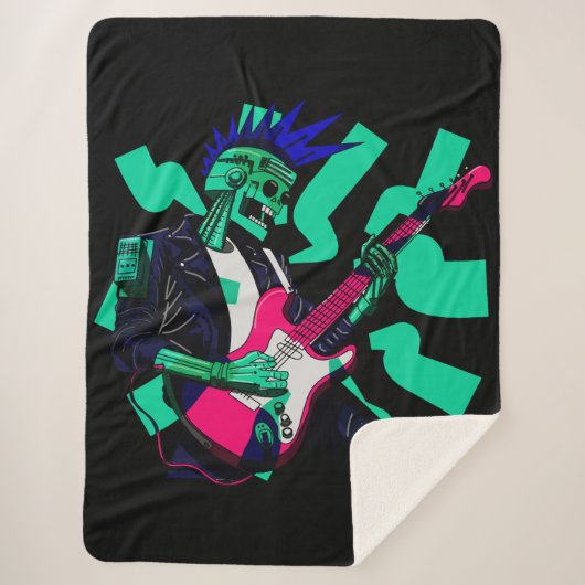 電気を保つ シェルパブランケット (正面)