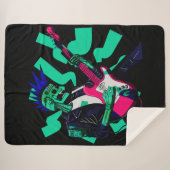 電気を保つ シェルパブランケット (正面(横))