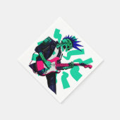 電気を保つ スタンダードカクテルナプキン (角)