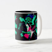 電気を保つ ツートーンマグカップ (正面右)