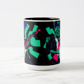 電気を保つ ツートーンマグカップ (中央)