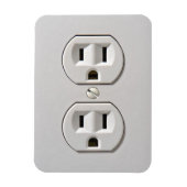 電気アウトレットプラグイン マグネット (縦)