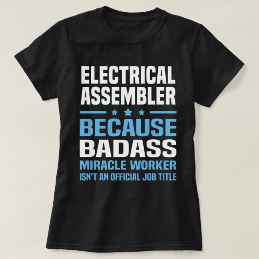電気アセンブラ Tシャツ (デザイン正面)