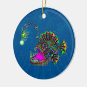 電気アングラー魚 セラミックオーナメント (左)