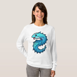 電気ウナギのピクセル火花 Tシャツ