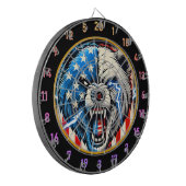 電気エネルギーで自由を守る ダーツボード (正面左)