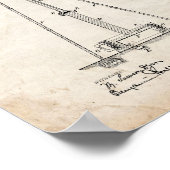 電気エネルギーを伝達するテスラ装置 ポスター (角)