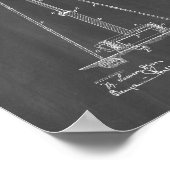 電気エネルギーを伝達するテスラ装置 ポスター (角)