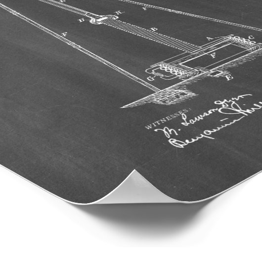 電気エネルギーを伝達するテスラ装置 ポスター (角)