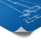 電気エネルギーを伝達するテスラ装置 ポスター (角)