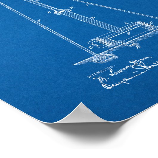 電気エネルギーを伝達するテスラ装置 ポスター (角)