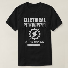 電気エンジニアの作り、グンギーなテクスチャ Tシャツ