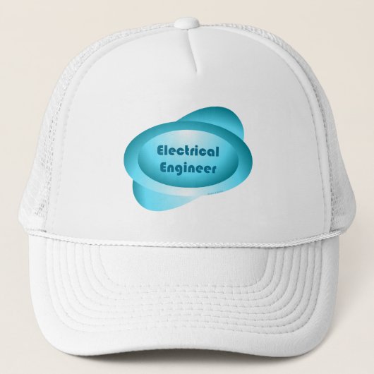 電気エンジニアブルー キャップ (正面)