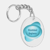 電気エンジニアブルー キーホルダー (正面左)
