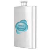 電気エンジニアブルー フラスク (左)