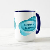 電気エンジニアボタン マグカップ (正面右)